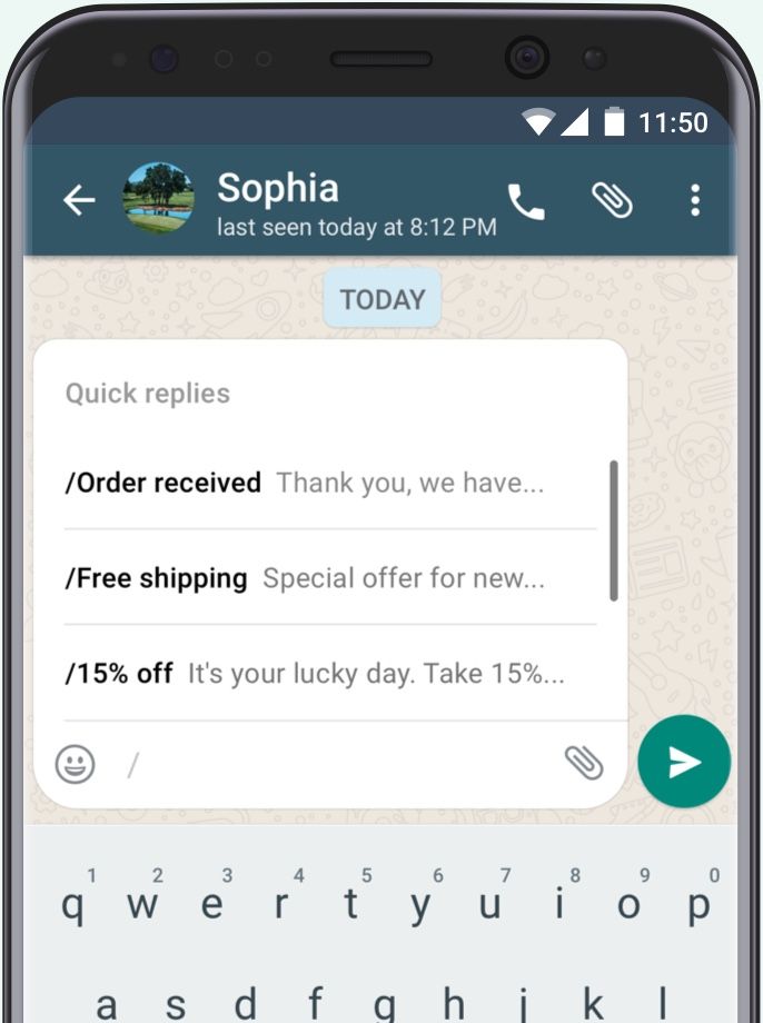 Respostas Rápidas WhatsApp Business Respostas Rápidas WhatsApp Business