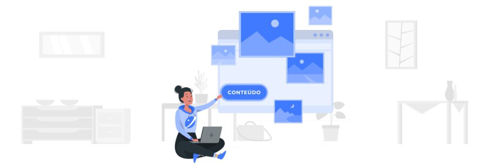 Arte ilustrativa remete a atualização sobre conteúdo útil do Google