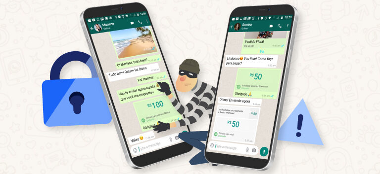 header blog jun 2020 compartilhamento dinheiro WhatsApp cuidado golpes