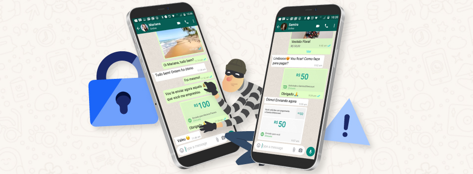 header blog jun 2020 compartilhamento dinheiro WhatsApp cuidado golpes