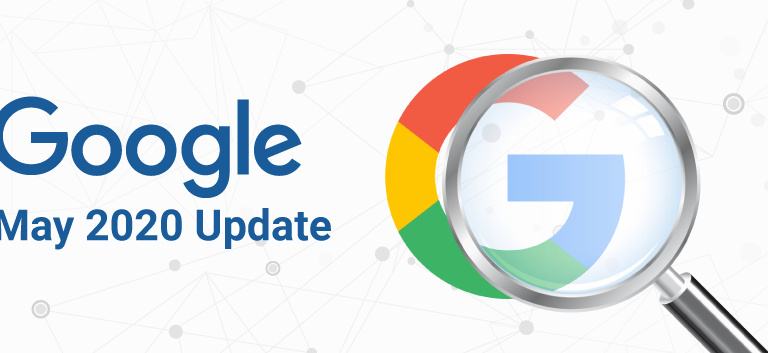 header blog may 2020 google update