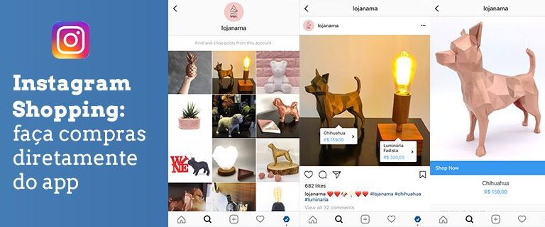 instagram shopping faca compras diretamente do app webshare