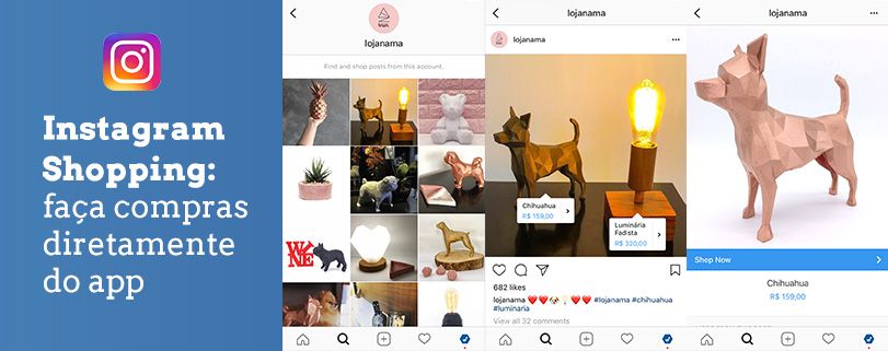 instagram shopping faca compras diretamente do app webshare