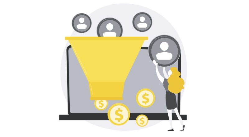 Geração de leads: saiba o que é e dicas para ter sucesso funil representando o funil de vendas